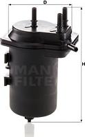 Mann-Filter WK 939/7 - Паливний фільтр autocars.com.ua