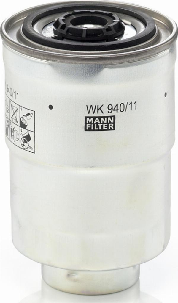 Mann-Filter WK 940/11 x - Паливний фільтр autocars.com.ua