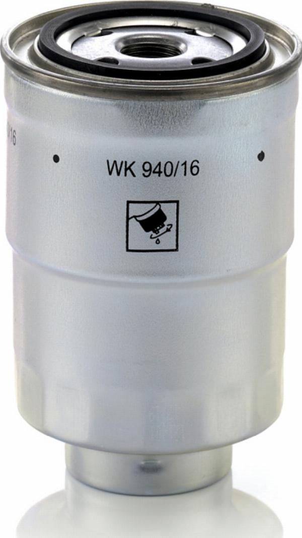 Mann-Filter WK 940/16 x - Паливний фільтр autocars.com.ua