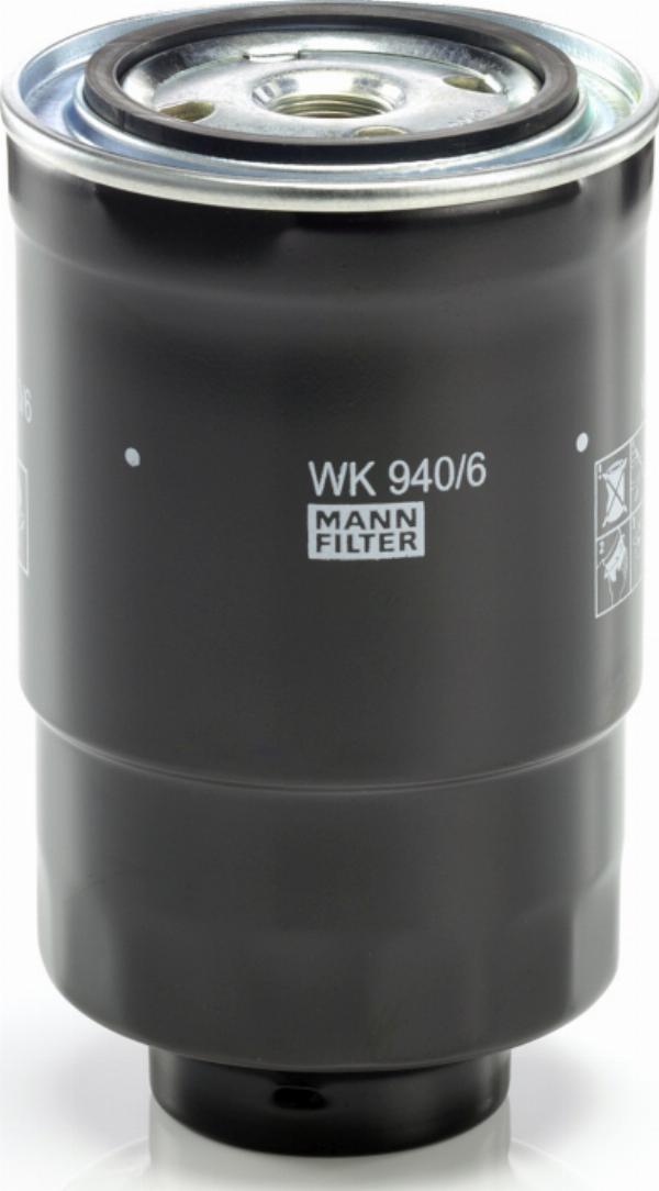 Mann-Filter WK 940/6 x - Паливний фільтр autocars.com.ua