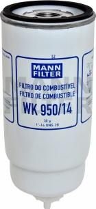 Mann-Filter WK 950/14 - Паливний фільтр autocars.com.ua