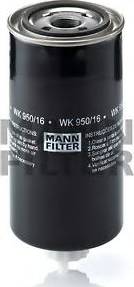 Mann-Filter WK 950/16 - Паливний фільтр autocars.com.ua