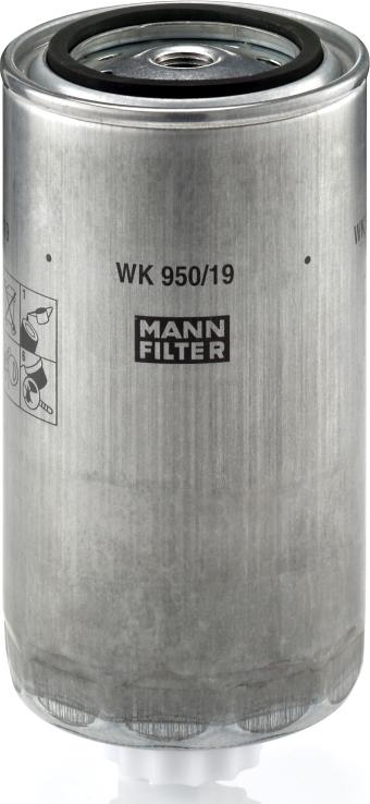 Mann-Filter WK 950/19 - Паливний фільтр autocars.com.ua