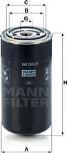 Mann-Filter WK 950/21 - Топливный фильтр autodnr.net