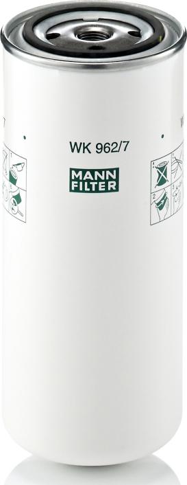 Mann-Filter WK 962/7 - Паливний фільтр autocars.com.ua