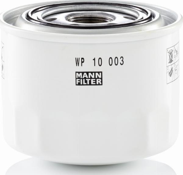 Mann-Filter WP 10 003 - Масляний фільтр autocars.com.ua