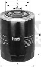 Mann-Filter WP 11 102/1 - Масляный фильтр avtokuzovplus.com.ua