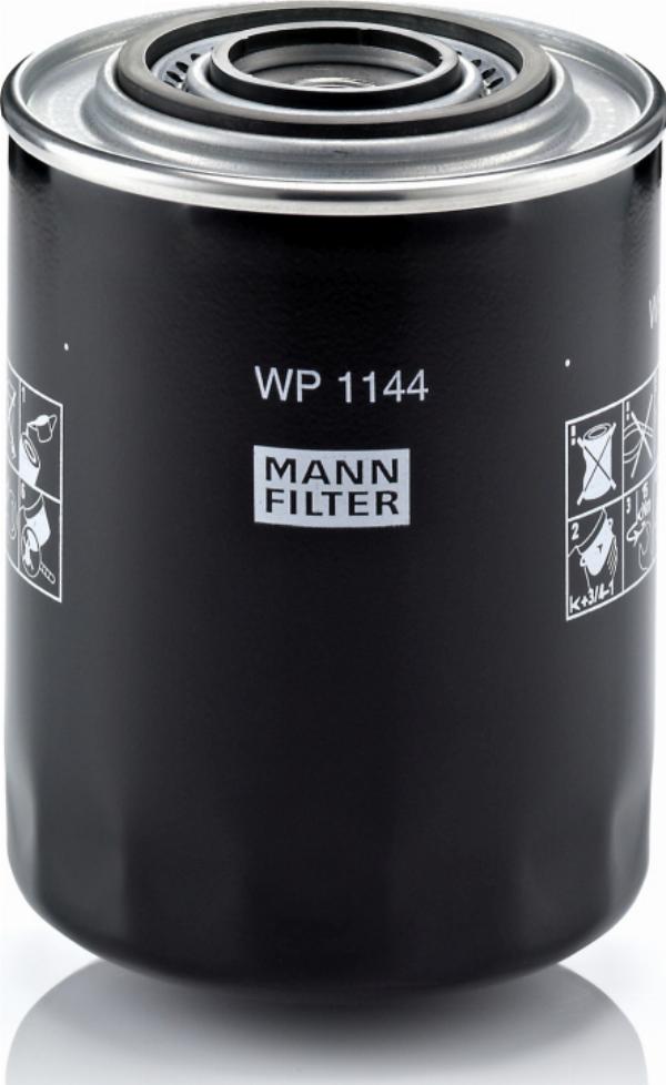 Mann-Filter WP 1144 - Масляний фільтр autocars.com.ua