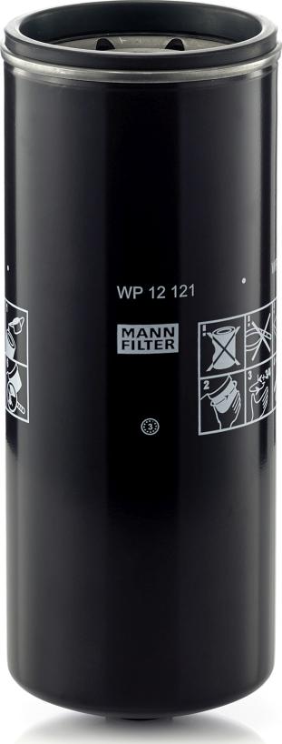 Mann-Filter WP 12 121 - Масляний фільтр autocars.com.ua