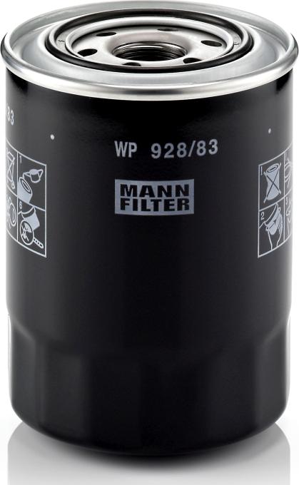 Mann-Filter WP 928/83 - Масляний фільтр autocars.com.ua