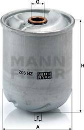 Mann-Filter ZR 902 x - Масляний фільтр autocars.com.ua
