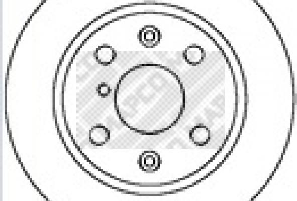 Mapco 15286 - Тормозной диск avtokuzovplus.com.ua