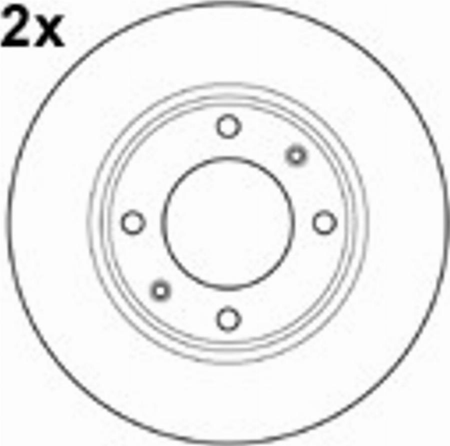 Mapco 153162 - Тормозной диск avtokuzovplus.com.ua