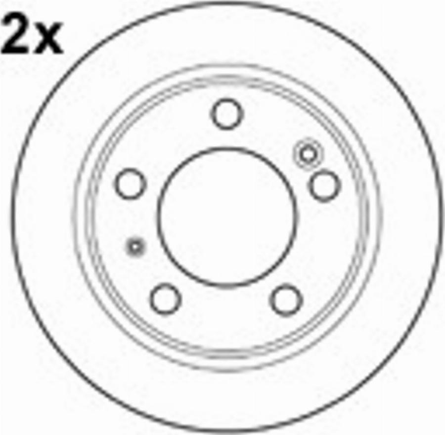 Mapco 154192 - Гальмівний диск autocars.com.ua