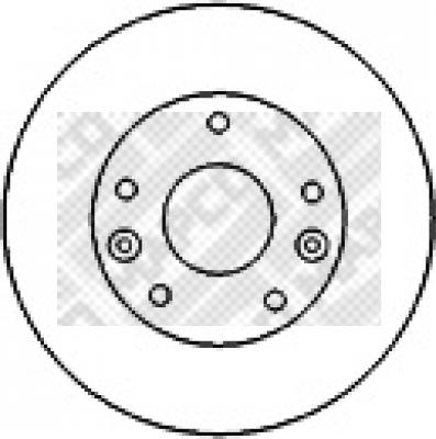 Mapco 15579 - Тормозной диск avtokuzovplus.com.ua