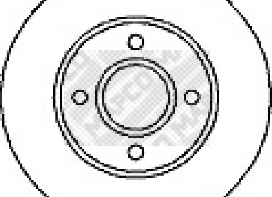 Mapco 15694 - Тормозной диск avtokuzovplus.com.ua