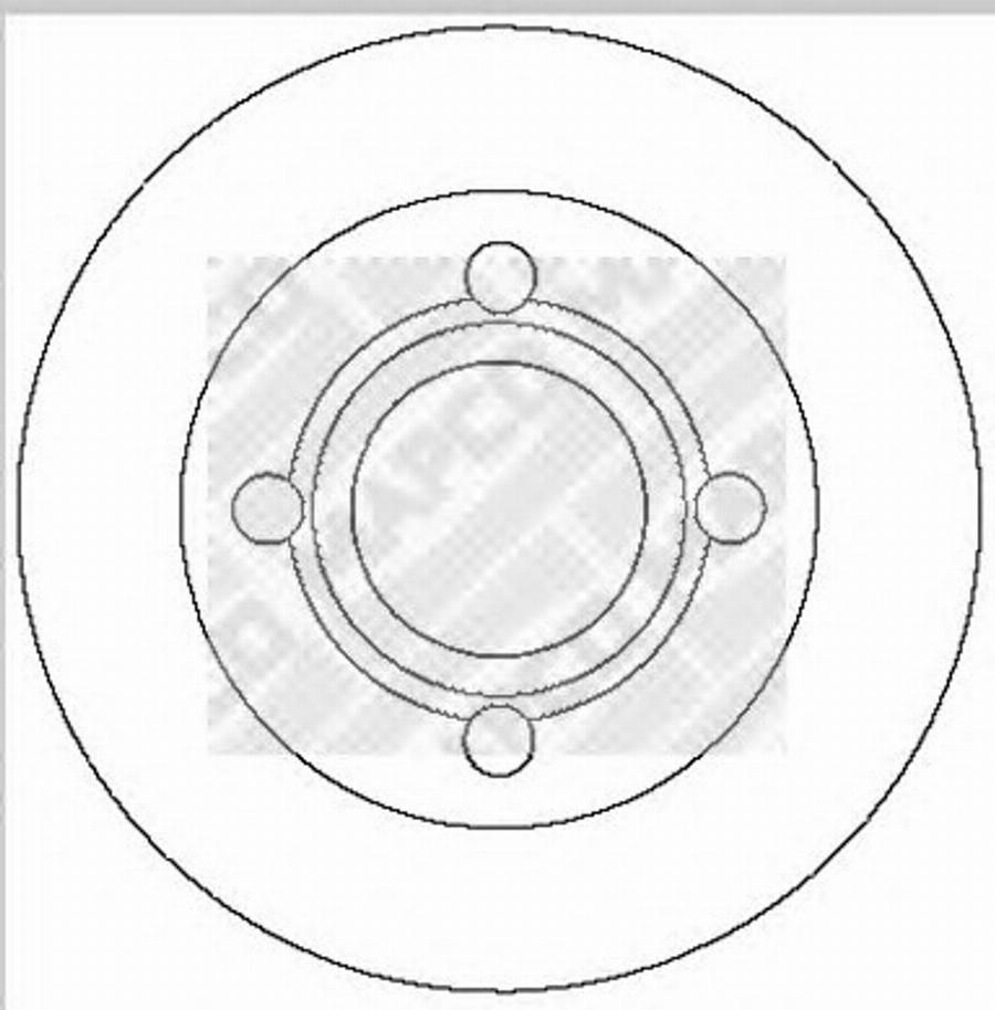 Mapco 15706 - Тормозной диск avtokuzovplus.com.ua