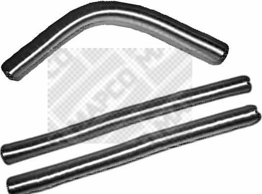 Mapco 39554 - Шланг, теплообмінник - опалення autocars.com.ua