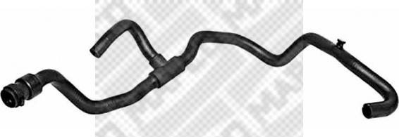 Mapco 39704 - Шланг, теплообмінник - опалення autocars.com.ua
