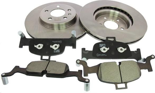 Mapco 47026 - Комплект гальм, дисковий гальмівний механізм autocars.com.ua