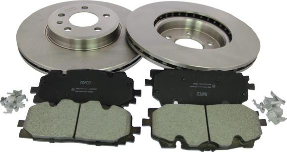 Mapco 47035 - Комплект гальм, дисковий гальмівний механізм autocars.com.ua