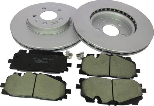 Mapco 47054HPS - Комплект гальм, дисковий гальмівний механізм autocars.com.ua