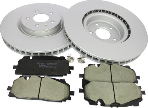 Mapco 47055HPS - Комплект гальм, дисковий гальмівний механізм autocars.com.ua