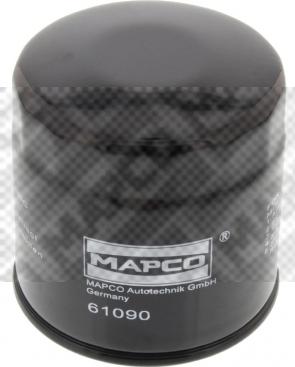 Mapco 61090 - Фильтр масляный VW GOLF VII 5G1  BQ1  BE1  BE2 1.2 TSI  POLO 6R1  6C1 1.2 TSI 16V  SEAT Mii KF1 autodnr.net