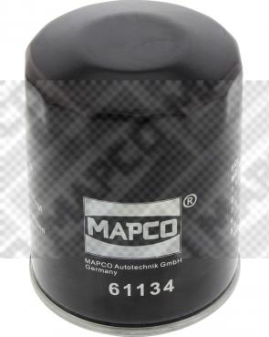 Mapco 61134 - Масляний фільтр autocars.com.ua