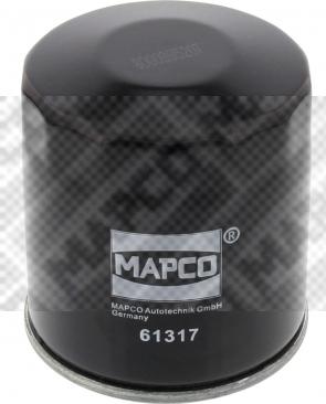 Mapco 61317 - Масляний фільтр autocars.com.ua