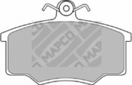 Mapco 6138 - Тормозные колодки, дисковые, комплект autodnr.net