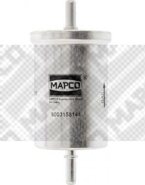Mapco 62072 - Паливний фільтр autocars.com.ua