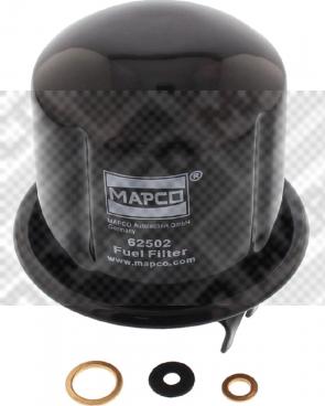 Mapco 62502 - Топливный фильтр avtokuzovplus.com.ua