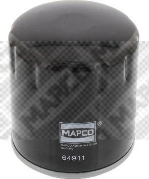 Mapco 6491/1 - Масляний фільтр autocars.com.ua