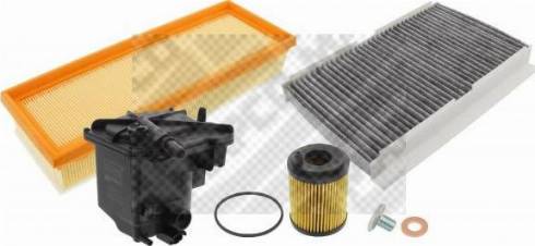 Mapco 68401/1N - Комплект фільтра autocars.com.ua