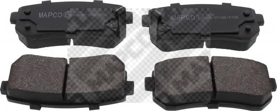 Mapco 6922 - Тормозные колодки, дисковые, комплект avtokuzovplus.com.ua