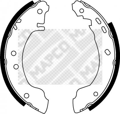 Mapco 8520 - Комплект тормозных колодок, барабанные avtokuzovplus.com.ua