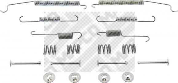 Mapco 9138 - Комплектуючі, барабанний гальмівний механізм autocars.com.ua