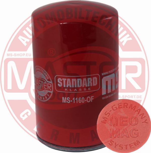 MASTER-SPORT 1160-OFMG-PCS-MS - Масляний фільтр autocars.com.ua