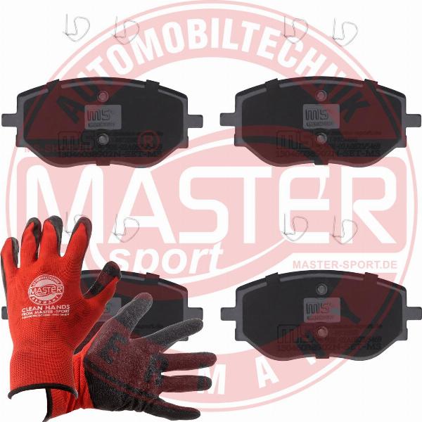 MASTER-SPORT 13046038902N-SET-MSP - Гальмівні колодки, дискові гальма autocars.com.ua