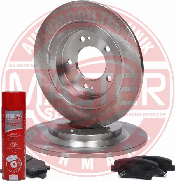 MASTER-SPORT 201004001P - Комплект гальм, дисковий гальмівний механізм autocars.com.ua