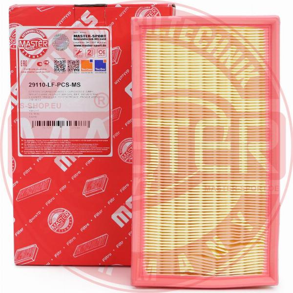 MASTER-SPORT 29110-LF-PCS-MS - Повітряний фільтр autocars.com.ua