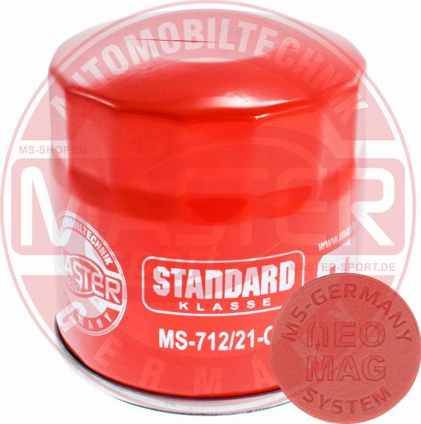 MASTER-SPORT 712/21-OFMG-PCS-MS - Масляний фільтр autocars.com.ua