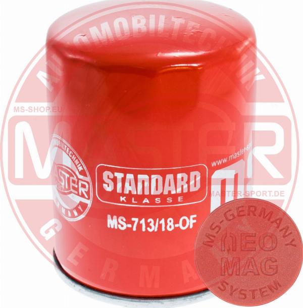 MASTER-SPORT 713/18-OFMG-PCS-MS - Масляний фільтр autocars.com.ua