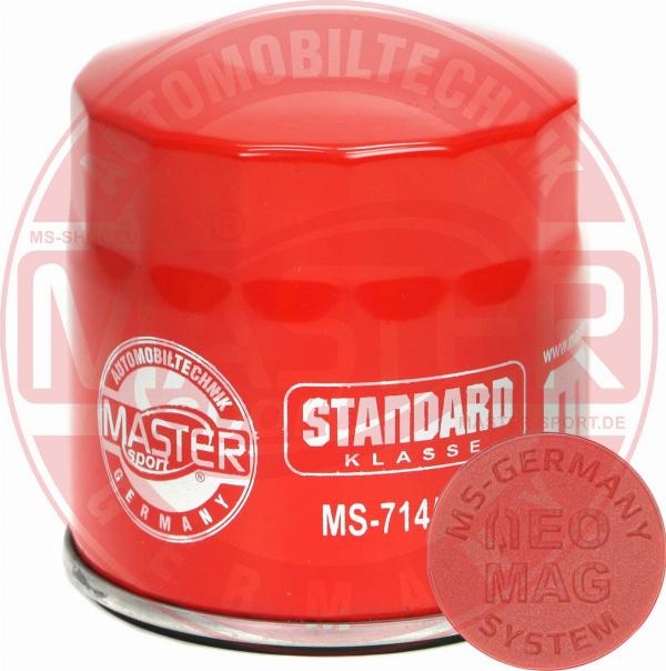 MASTER-SPORT 714/3-OFMG-PCS-MS - Масляний фільтр autocars.com.ua