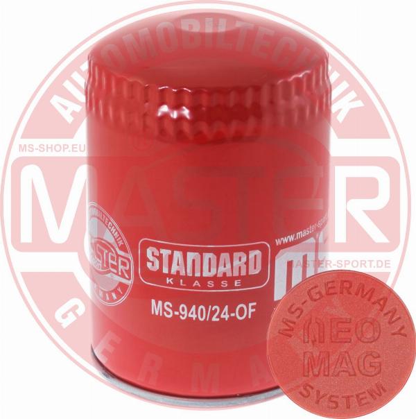 MASTER-SPORT 940/24-OFMG-PCS-MS - Масляний фільтр autocars.com.ua