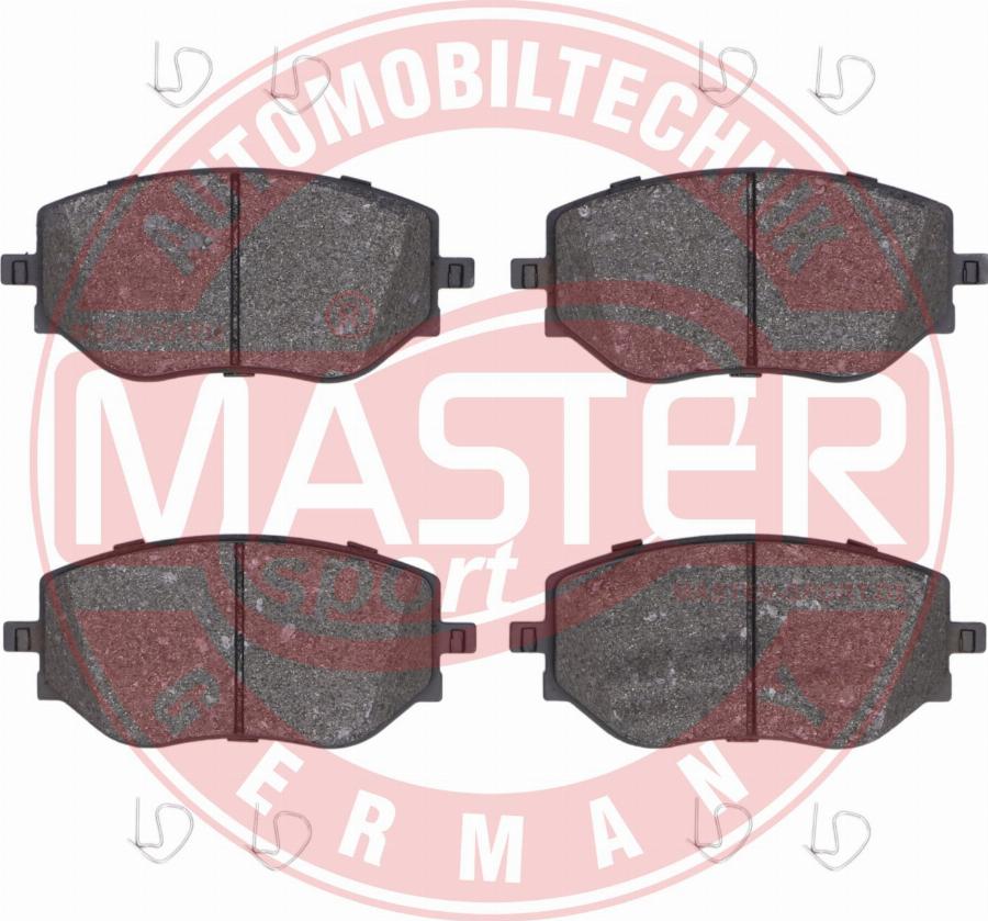 MASTER-SPORT 13046038902N-SET-MS - Гальмівні колодки, дискові гальма autocars.com.ua