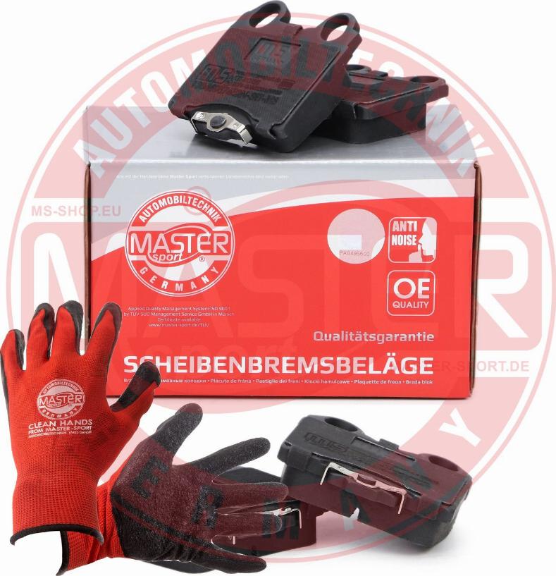 MASTER-SPORT 13046057482N-SET-MSP - Гальмівні колодки, дискові гальма autocars.com.ua