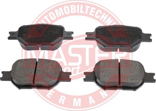 MASTER-SPORT 13046058172N-SET-MS - Гальмівні колодки, дискові гальма autocars.com.ua