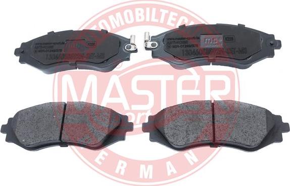 MASTER-SPORT 13046058592N-SET-MS - Гальмівні колодки, дискові гальма autocars.com.ua